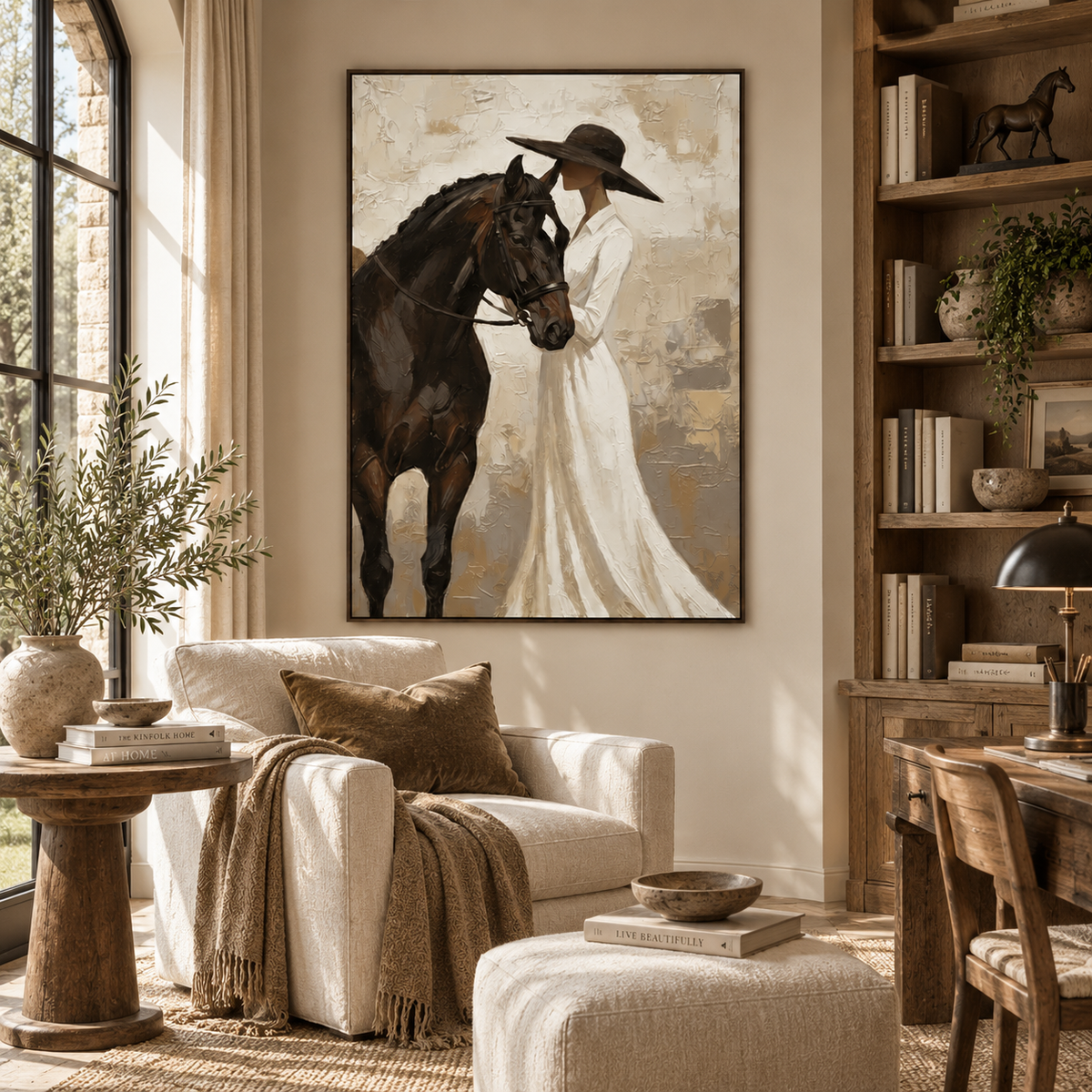 ARBYNART Vintage Americana Art | Veiled Grace