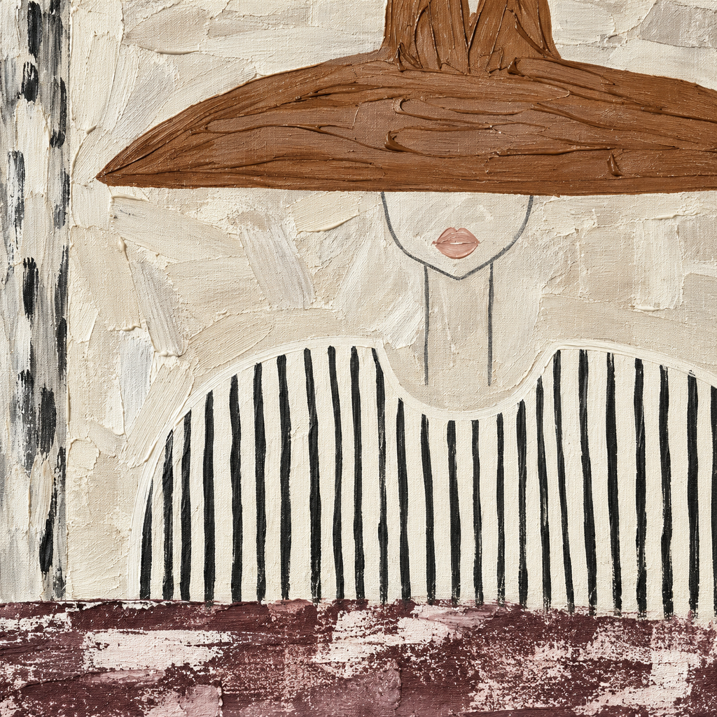 ARBYNART Vintage Americana Art | Veiled Poise