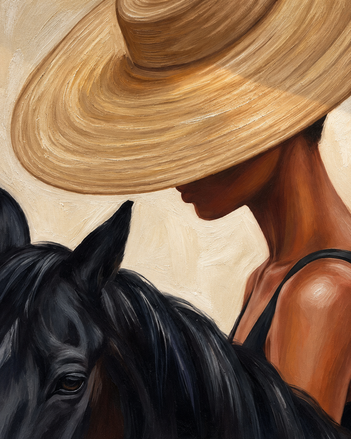 ARBYNART Vintage Americana Art | Velvet Brim Muse