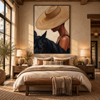 ARBYNART Vintage Americana Art | Velvet Brim Muse