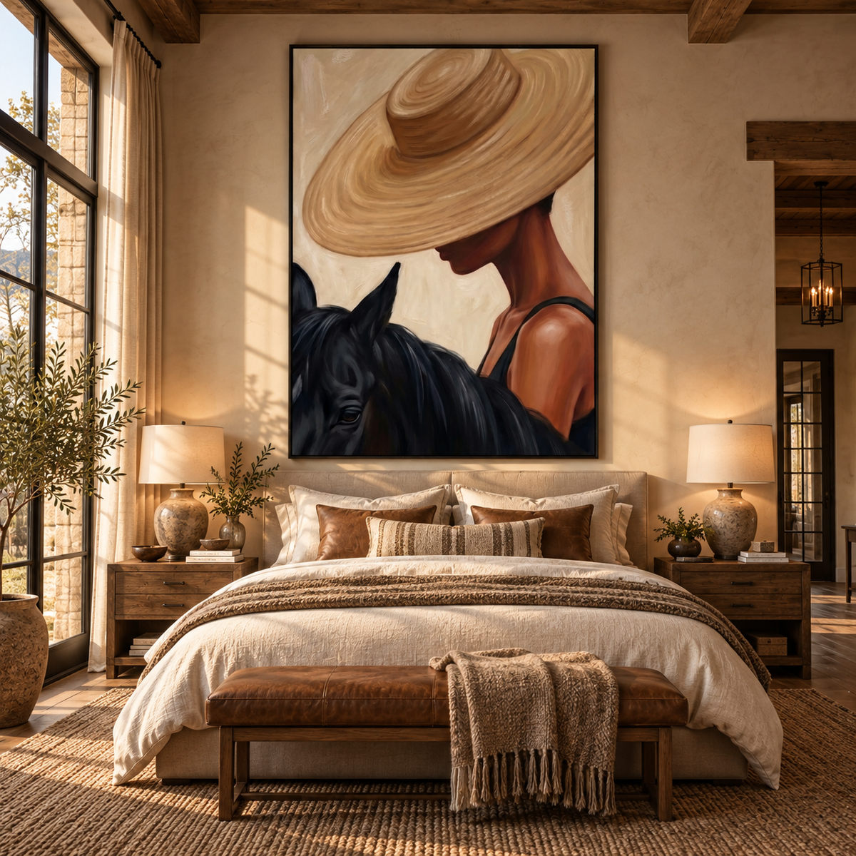 ARBYNART Vintage Americana Art | Velvet Brim Muse