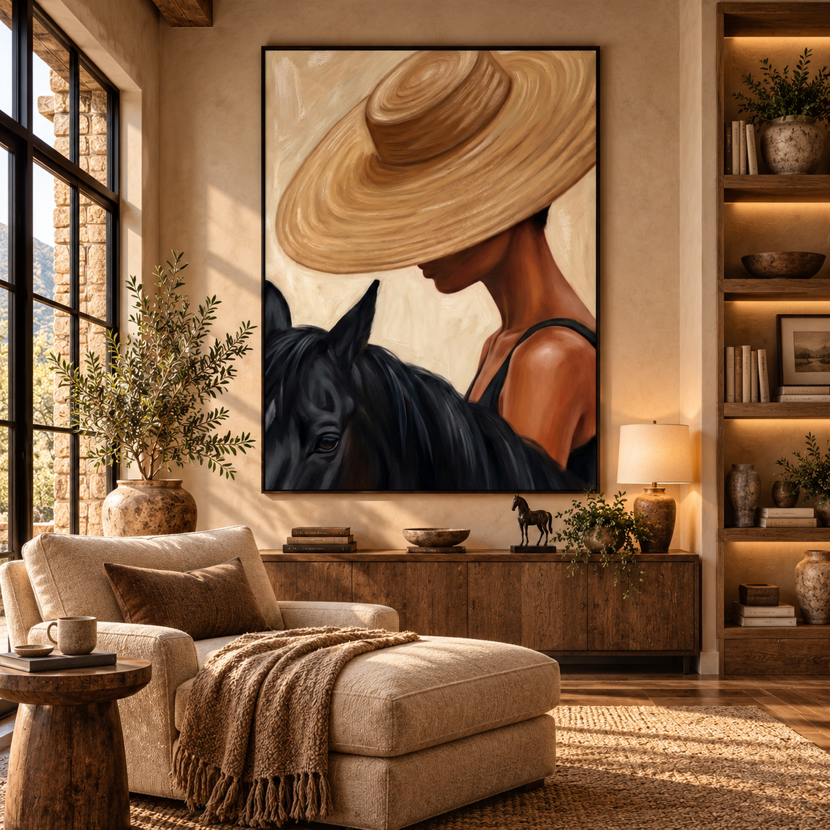 ARBYNART Vintage Americana Art | Velvet Brim Muse