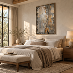 ARBYNART Wabi-Sabi Art | Weathered Quiet Bloom