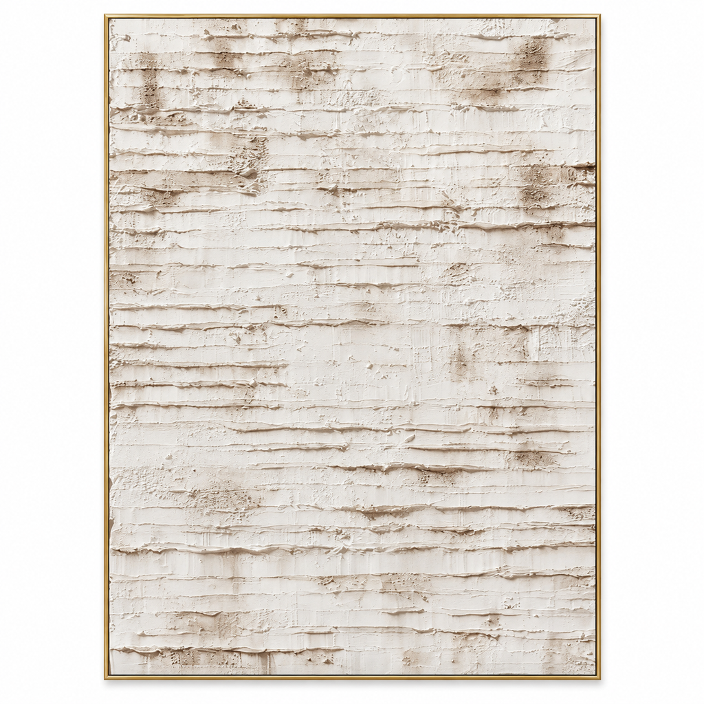 ARBYNART 3D Textured Art | Weathered Stripe Relief