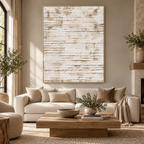 ARBYNART 3D Textured Art | Weathered Stripe Relief