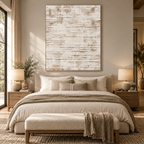 ARBYNART 3D Textured Art | Weathered Stripe Relief