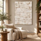 ARBYNART 3D Textured Art | Weathered Stripe Relief