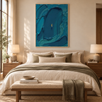 ARBYNART 3D Textured Art | Weight of Azure