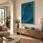 ARBYNART 3D Textured Art | Weight of Azure