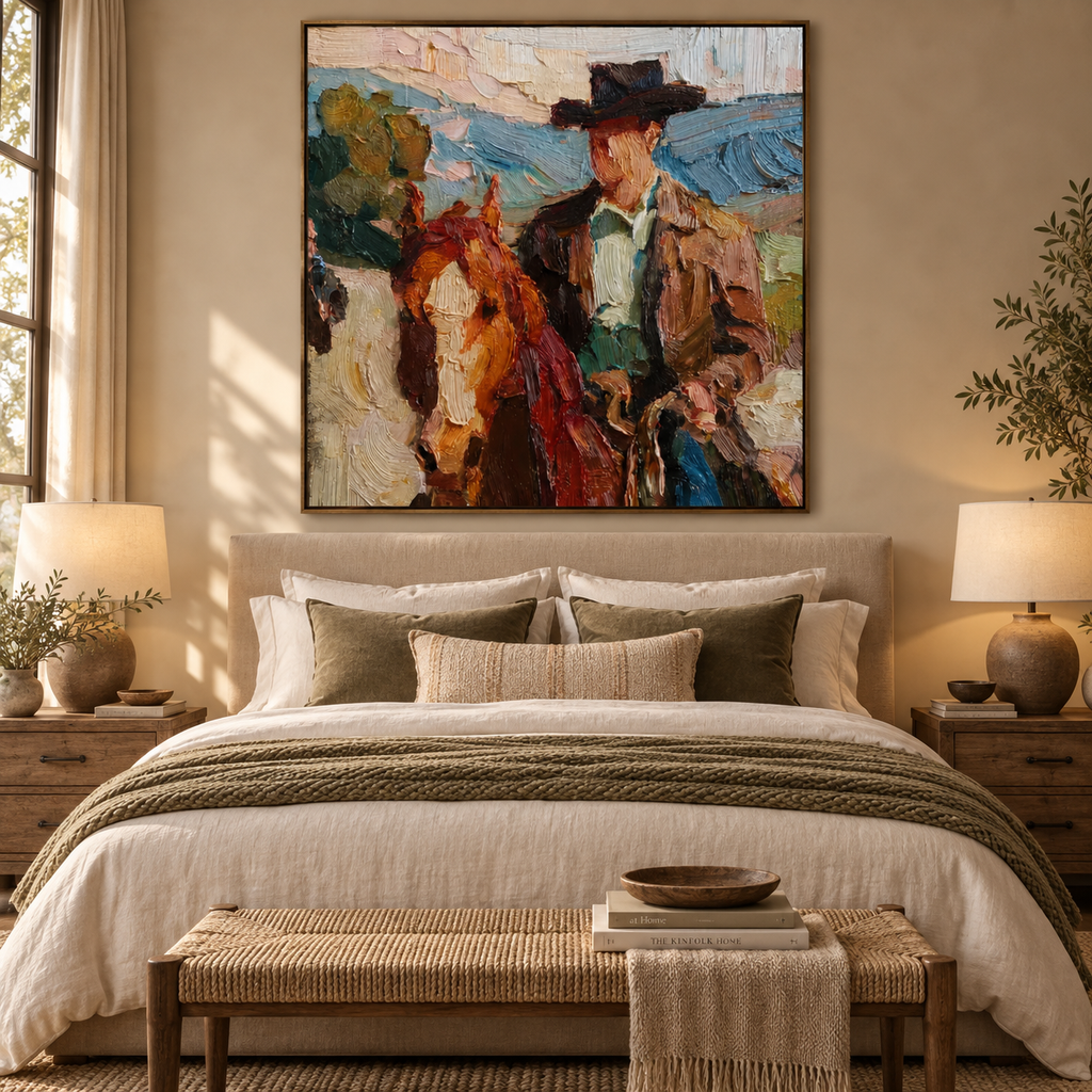 ARBYNART Vintage Americana Art | Western Rider