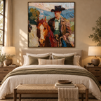 ARBYNART Vintage Americana Art | Western Rider