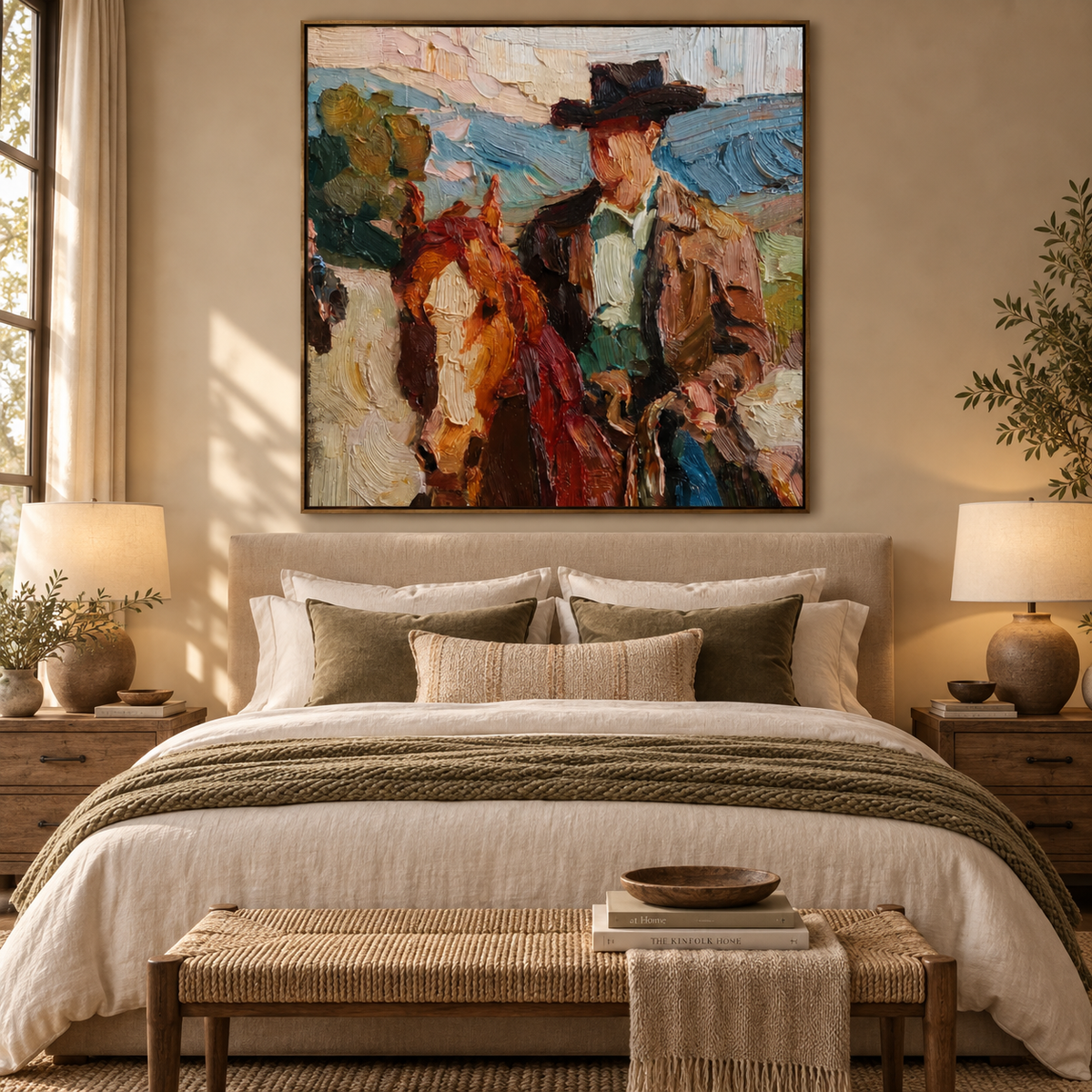 ARBYNART Vintage Americana Art | Western Rider