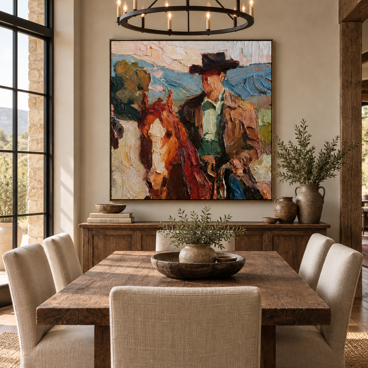 ARBYNART Vintage Americana Art | Western Rider