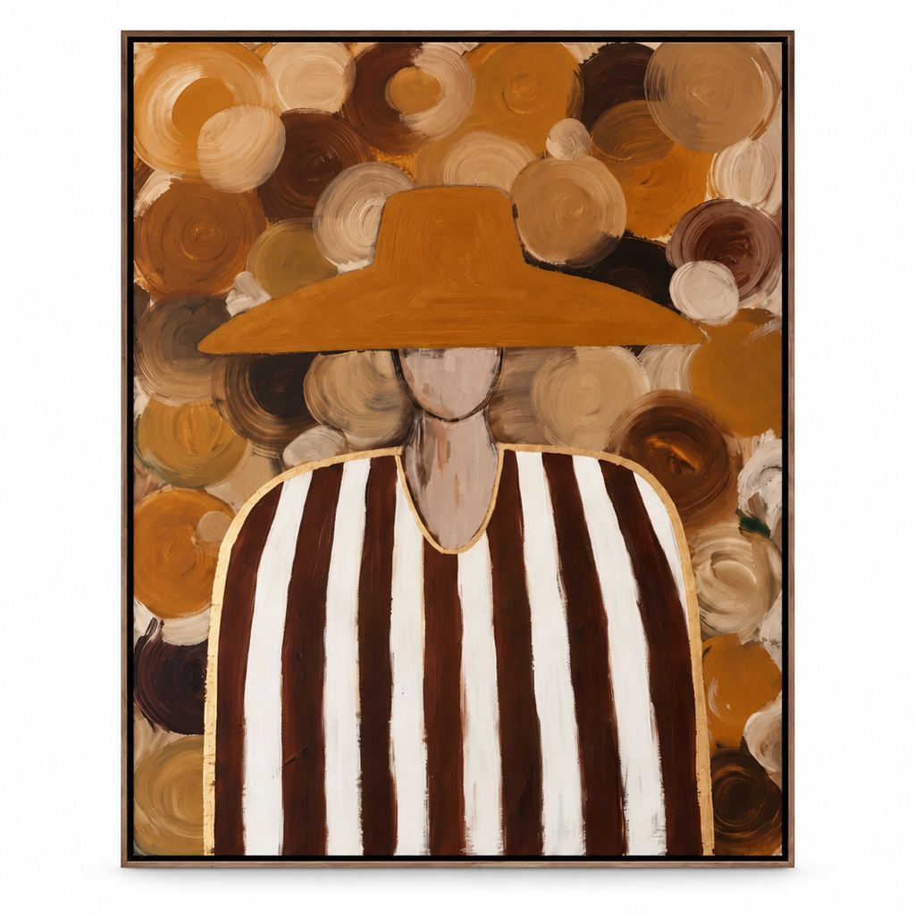 ARBYNART Vintage Americana Art | Whirling Circles of the Masked