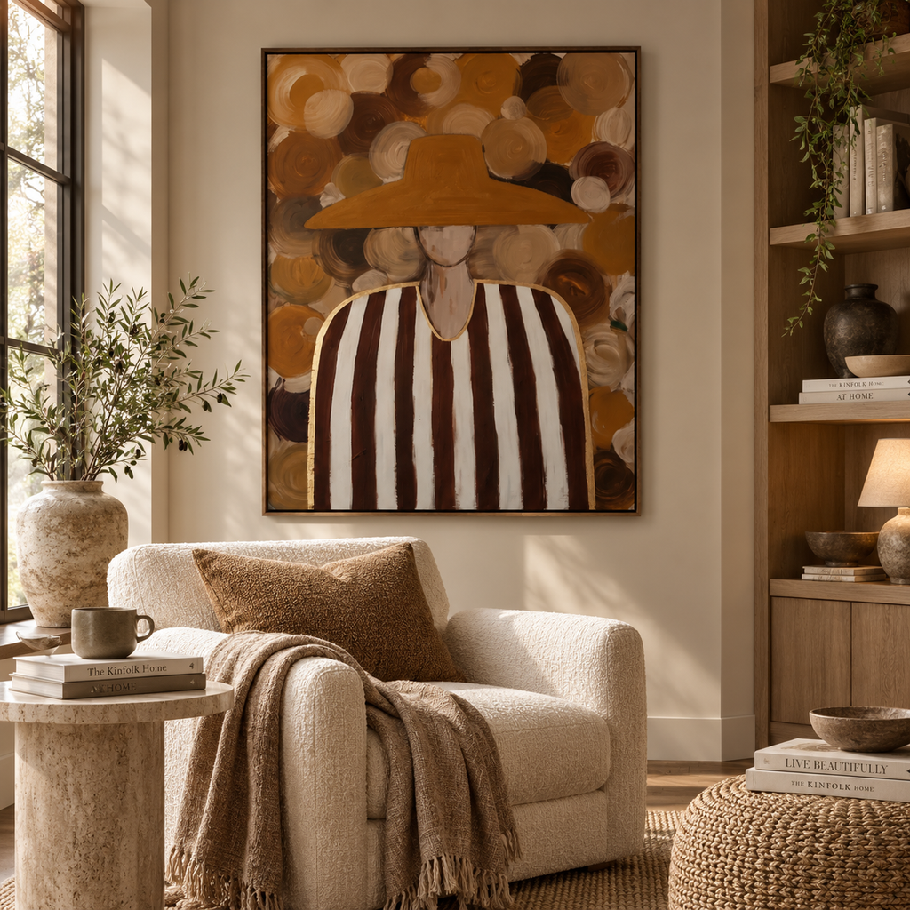 ARBYNART Vintage Americana Art | Whirling Circles of the Masked