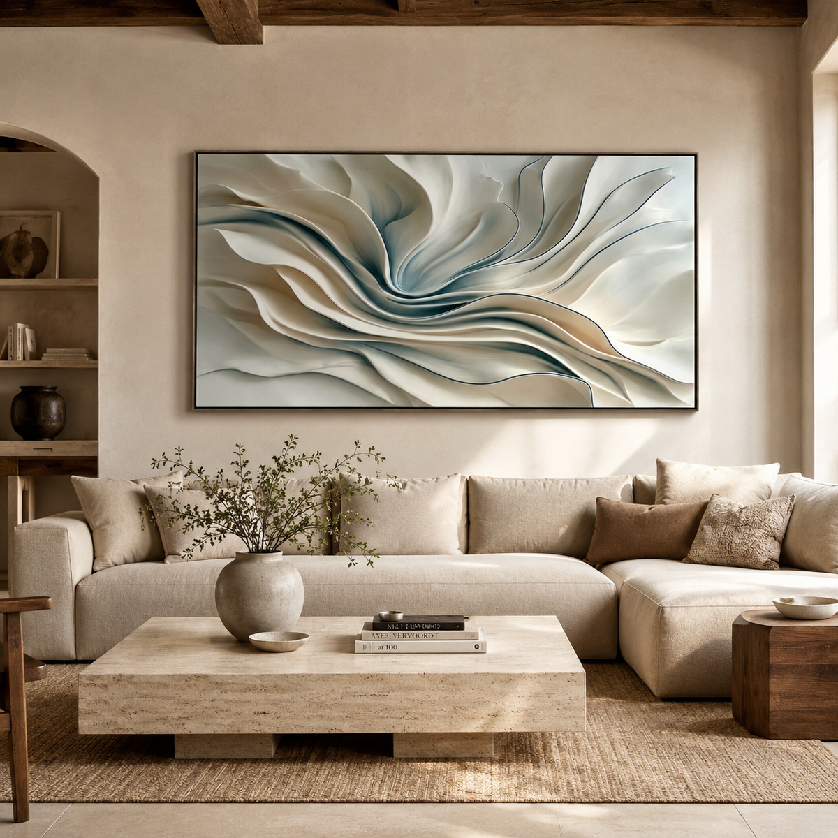 ARBYNART 3D Textured Art | Whispering Dune Flow