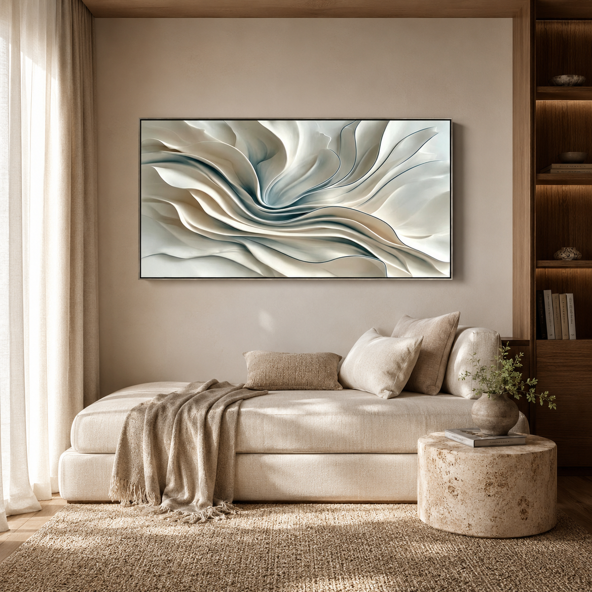 ARBYNART 3D Textured Art | Whispering Dune Flow