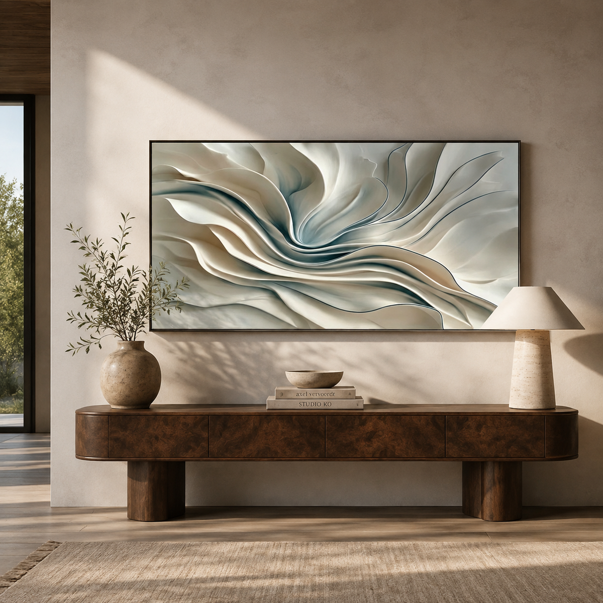 ARBYNART 3D Textured Art | Whispering Dune Flow