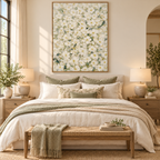 ARBYNART Abstract Art | Whispers of White Blossoms