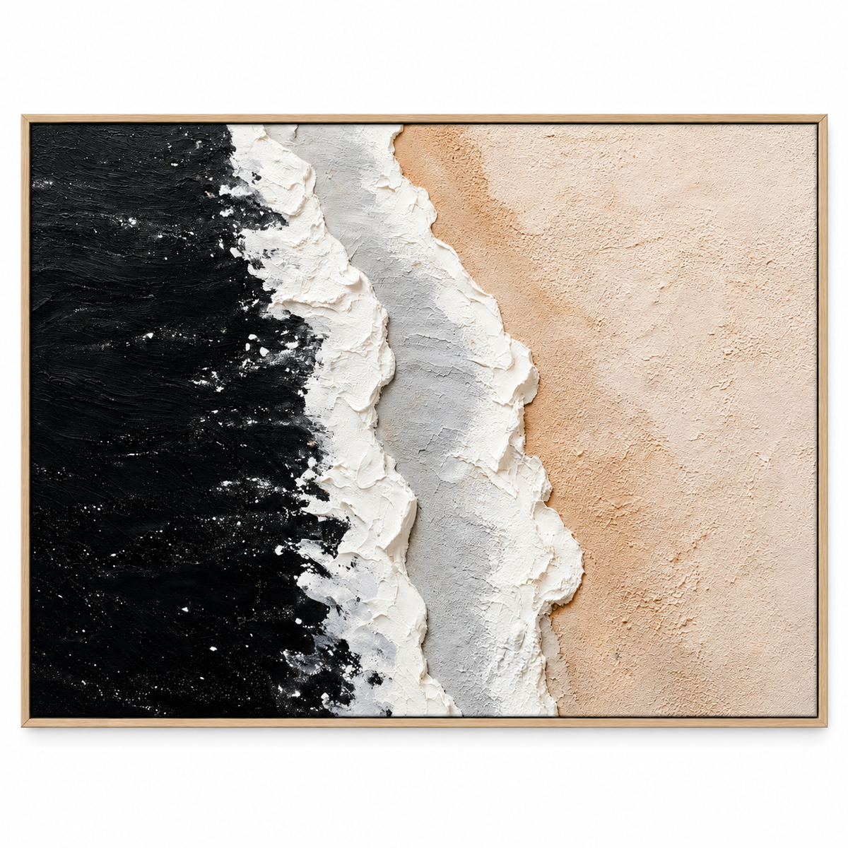 ARBYNART Abstract Art | Whispers of the Midnight Shore
