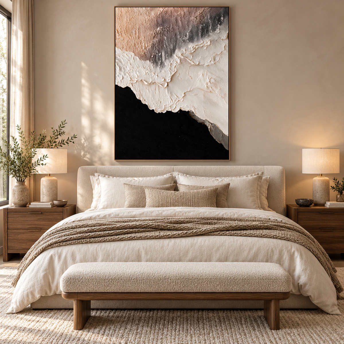 ARBYNART Abstract Art | Whispers of the Obsidian Shore