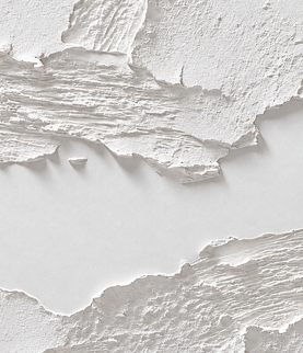 ARBYNART 3D Textured Art | White Layered Peel