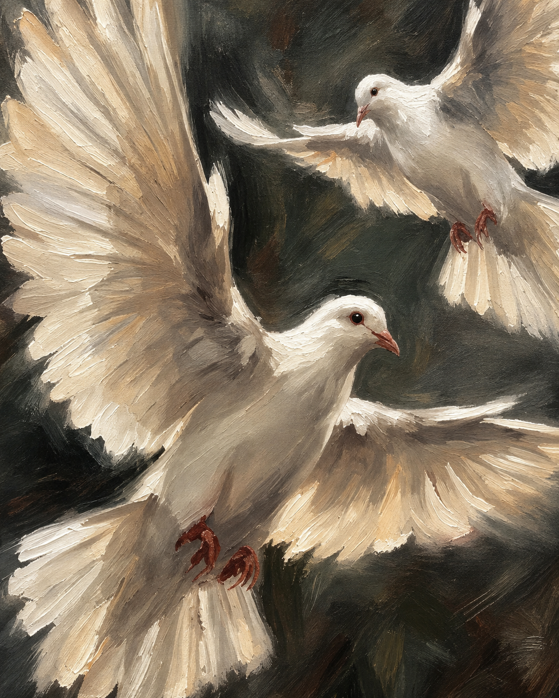 ARBYNART Impressionist Art | Winged Reverence