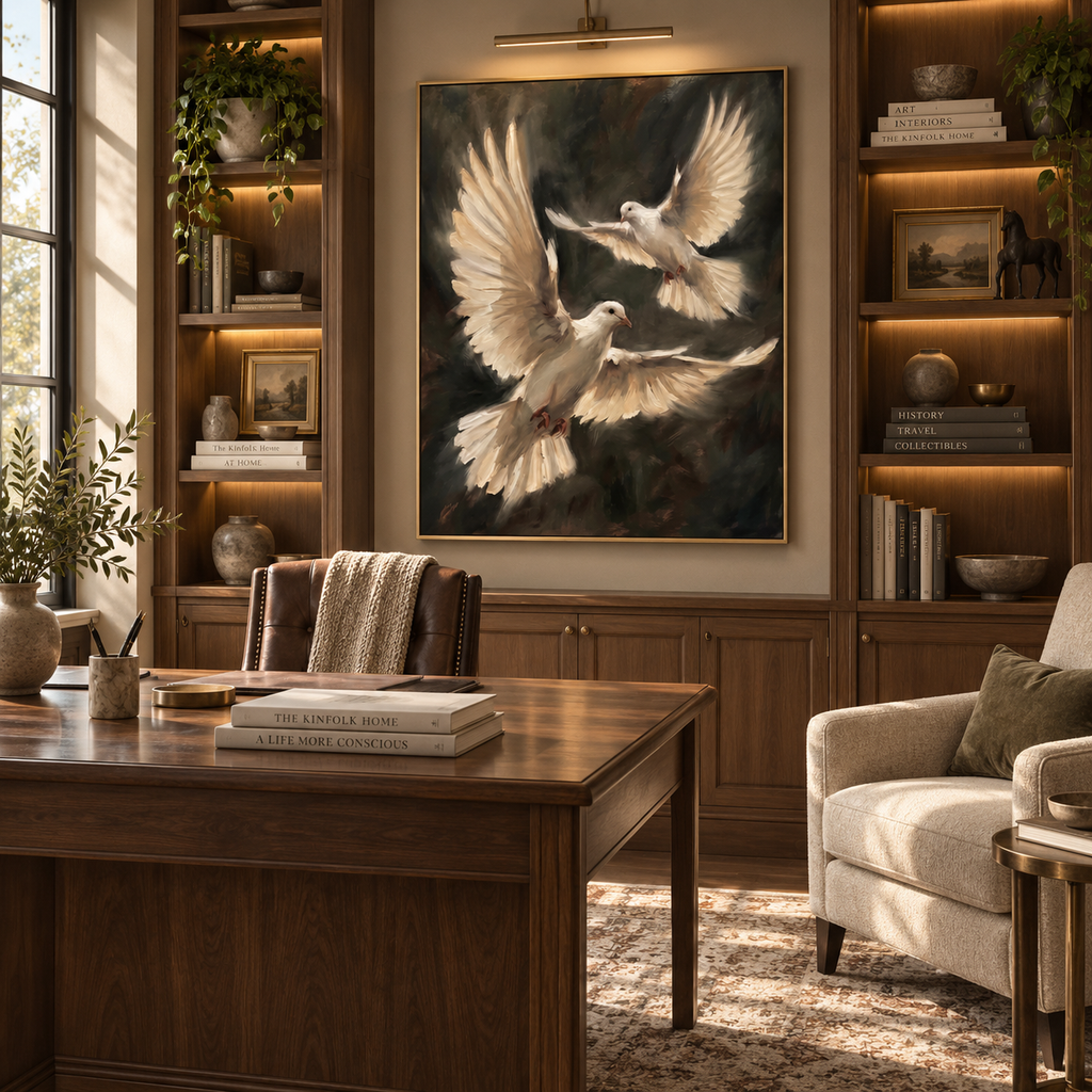 ARBYNART Impressionist Art | Winged Reverence