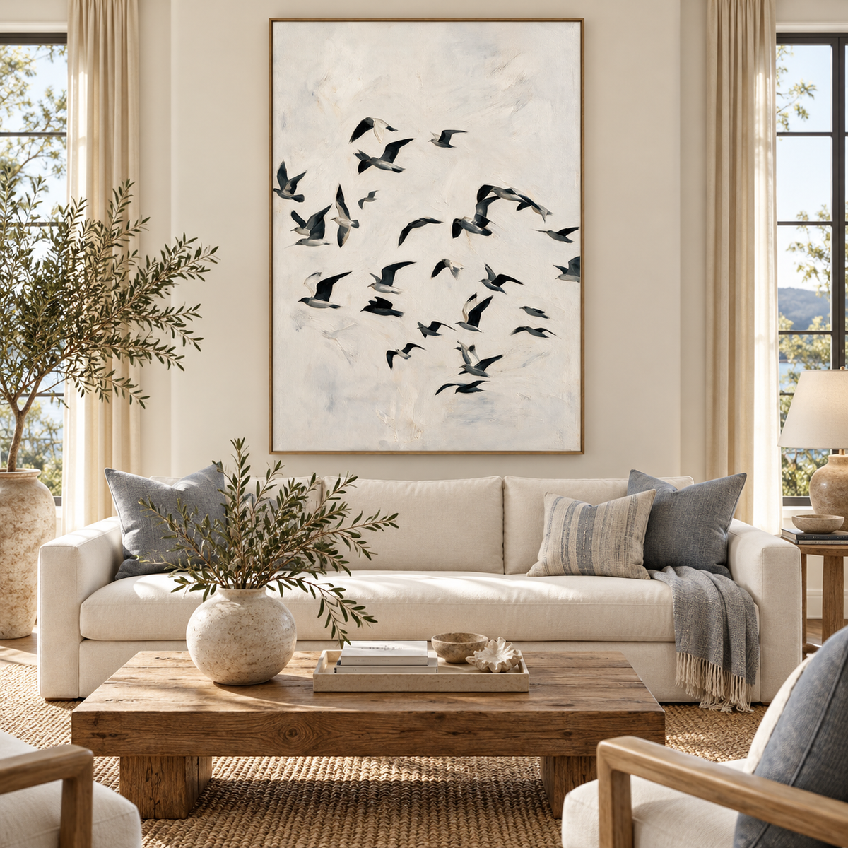 ARBYNART Abstract Art | Wings Across the Silent Sky