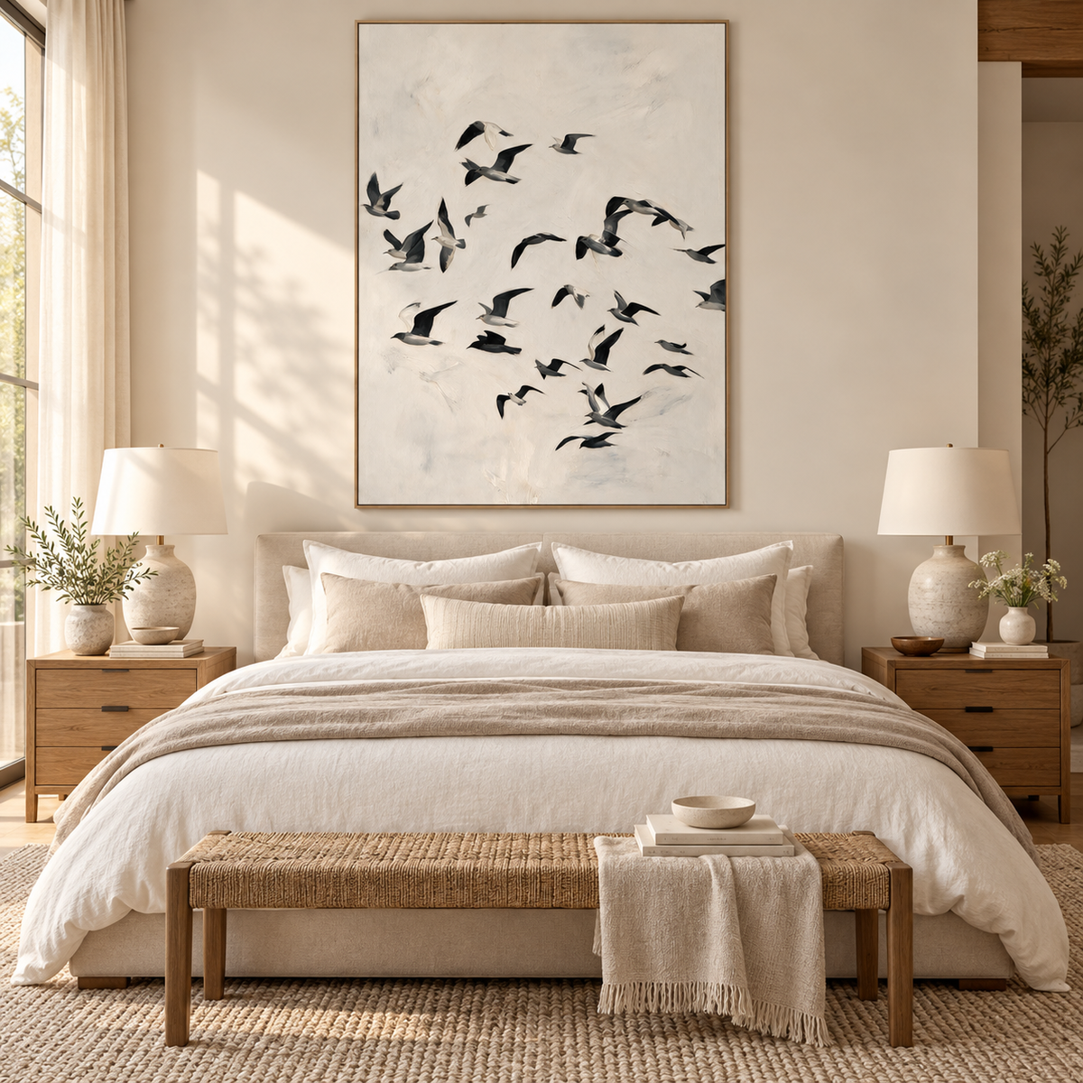ARBYNART Abstract Art | Wings Across the Silent Sky