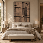 ARBYNART Abstract Art | Zen Curve Lines
