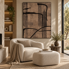 ARBYNART Abstract Art | Zen Curve Lines