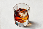 ARBYNART 3D Textured Art | Whiskey on the Rocks