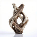 Tangled — botanical wood sculpture