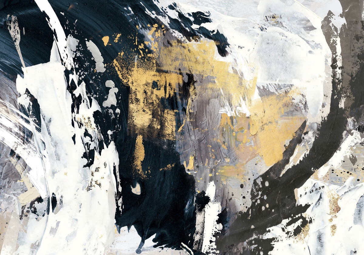 ARBYNART Abstract Art | Gilded Echoes of Midnight