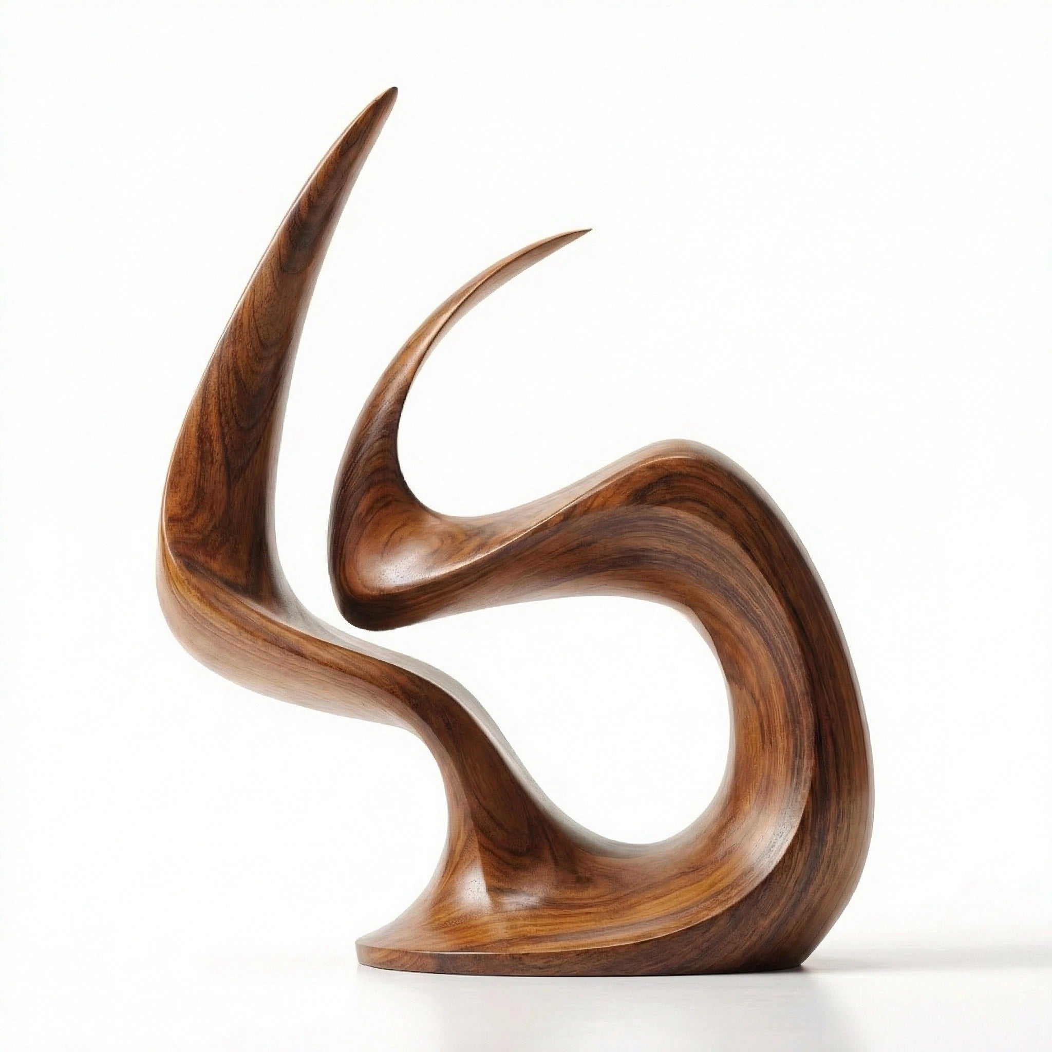 ARBYNART Flowing Antler Wood Sculpture