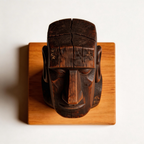 ARBYNART Moai Guardian Wood Sculpture