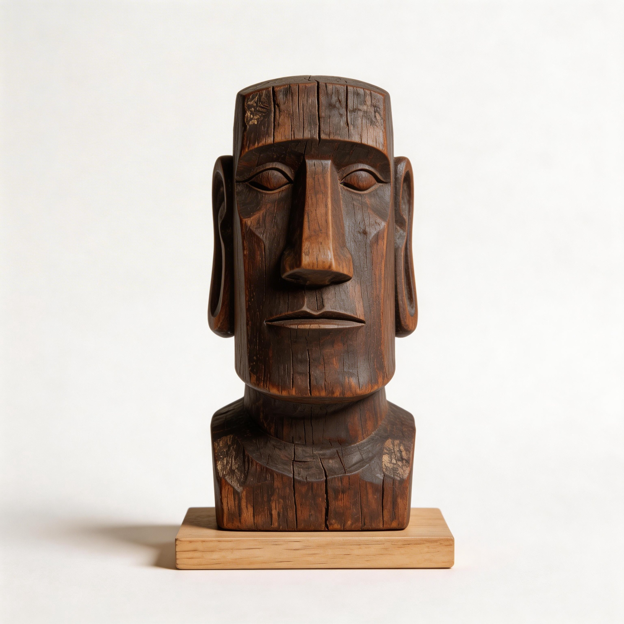 Moai — spiritual wood sculpture