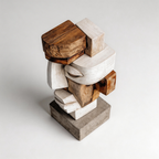 ARBYNART Abstract Cubist Face Sculpture