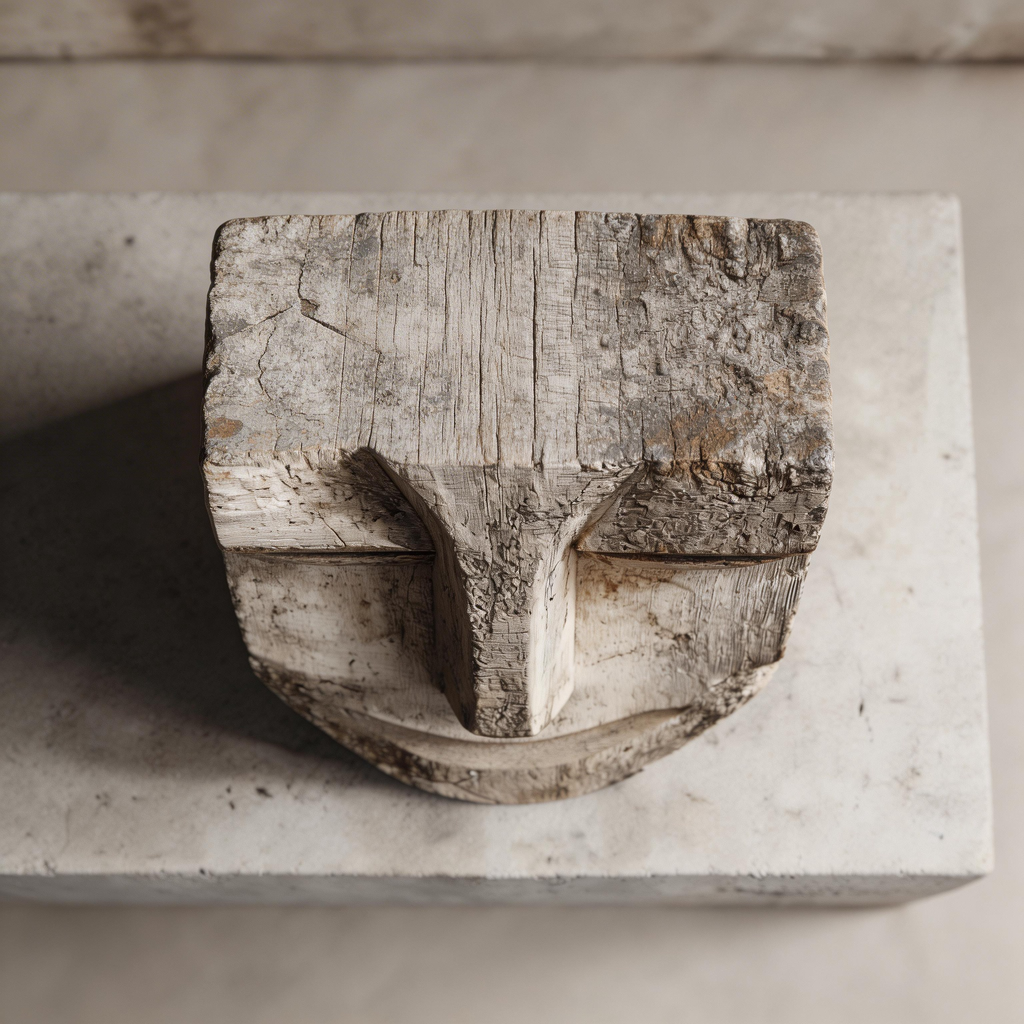 ARBYNART Rustic Serenity Face Sculpture