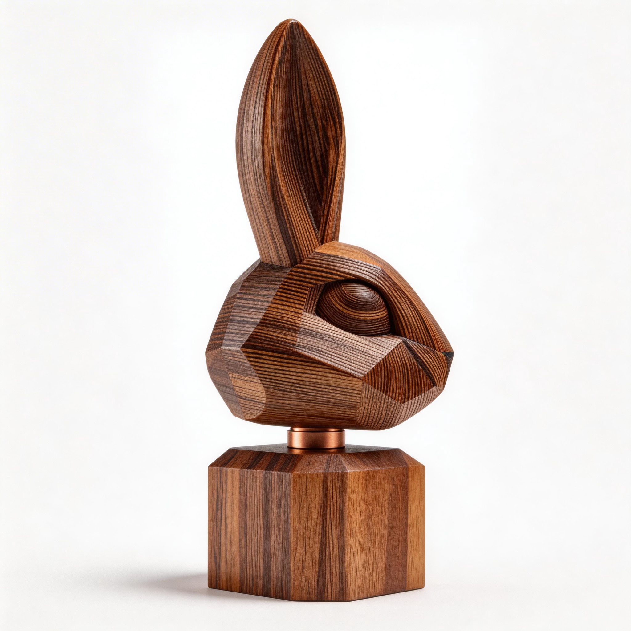 ARBYNART Geometric Rabbit Head Sculpture