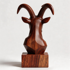 ARBYNART Alpine Ibex Bust Sculpture