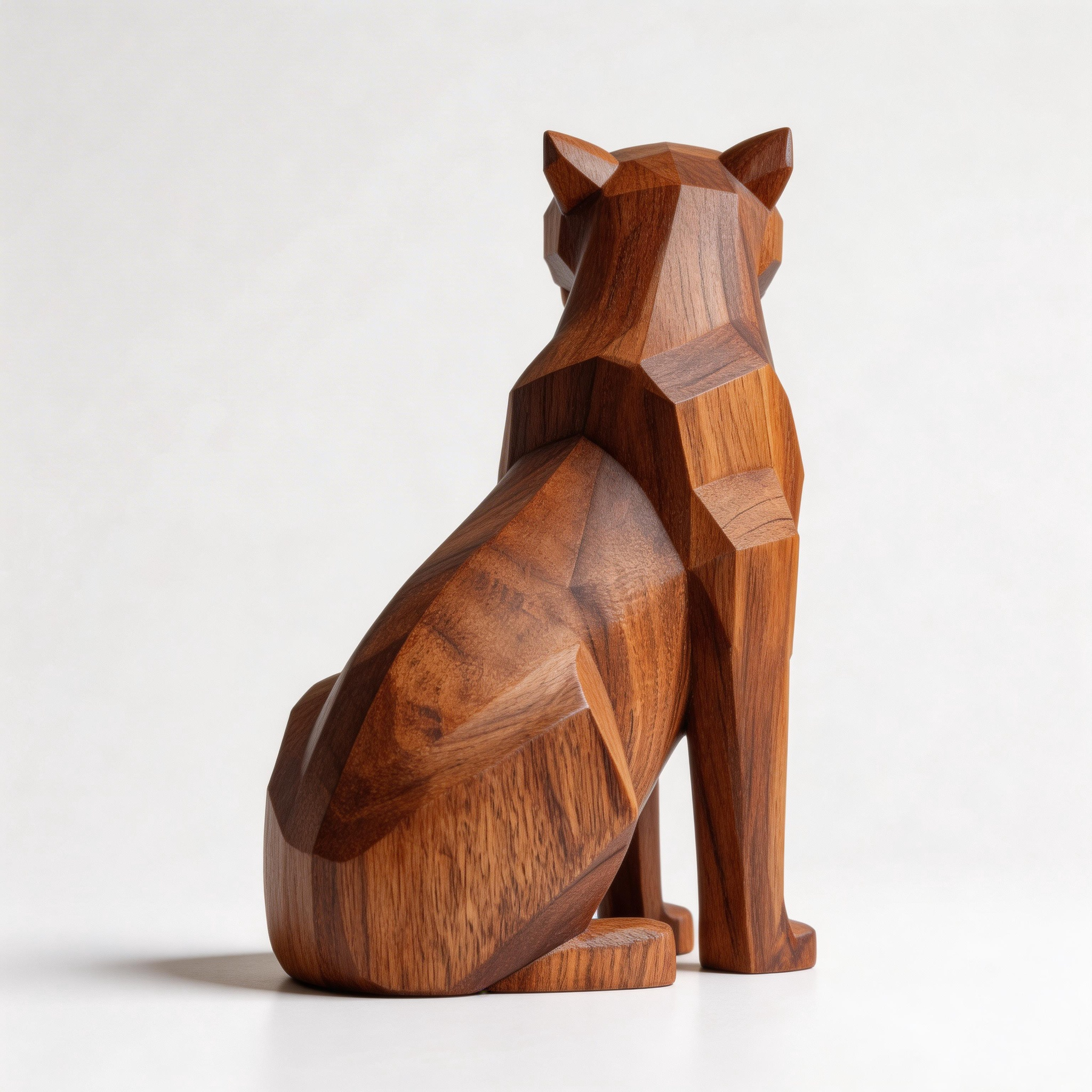 ARBYNART Geometric Mountain Lion Sculpture