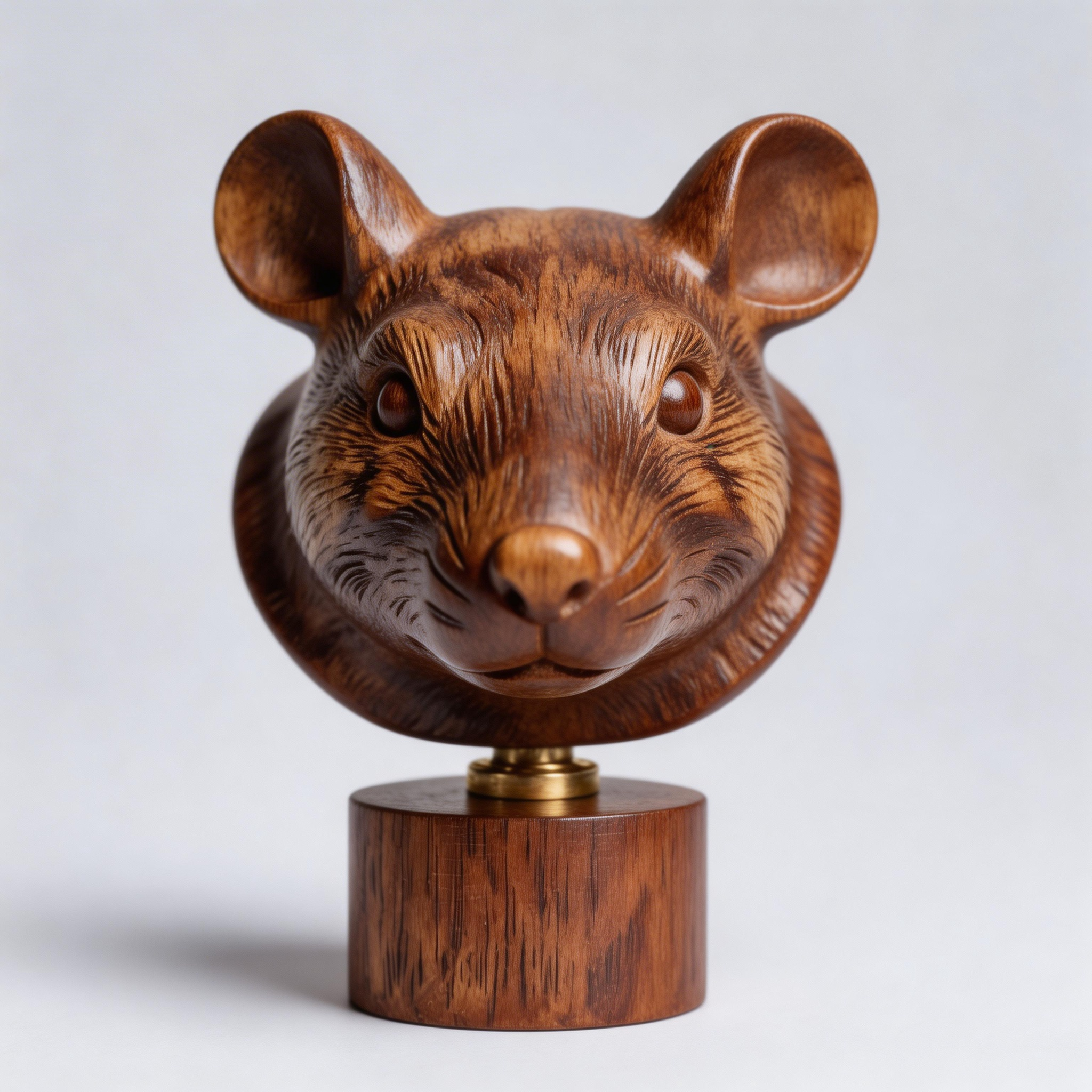 ARBYNART Carved Rat Bust
