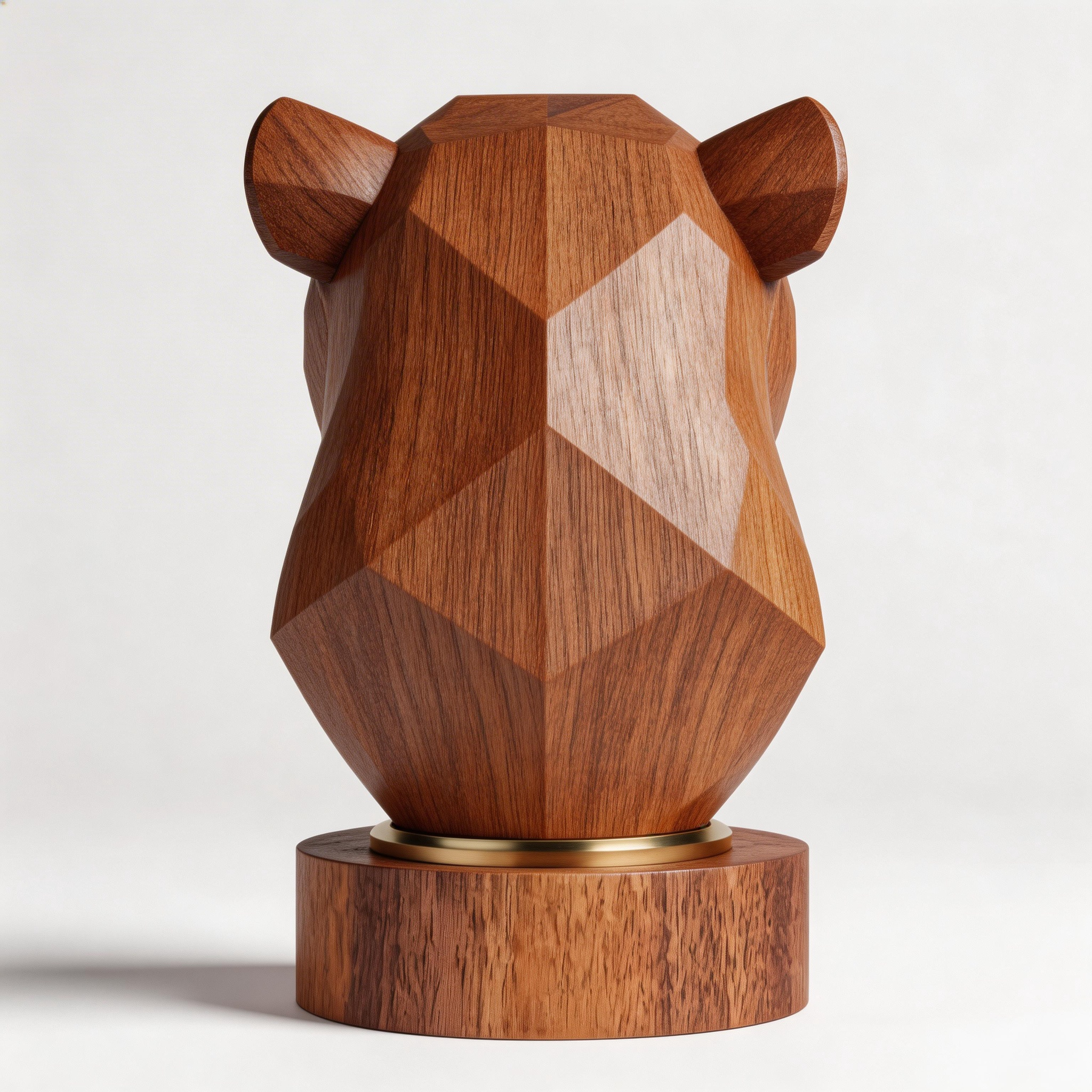 ARBYNART Geometric Tiger Head Sculpture