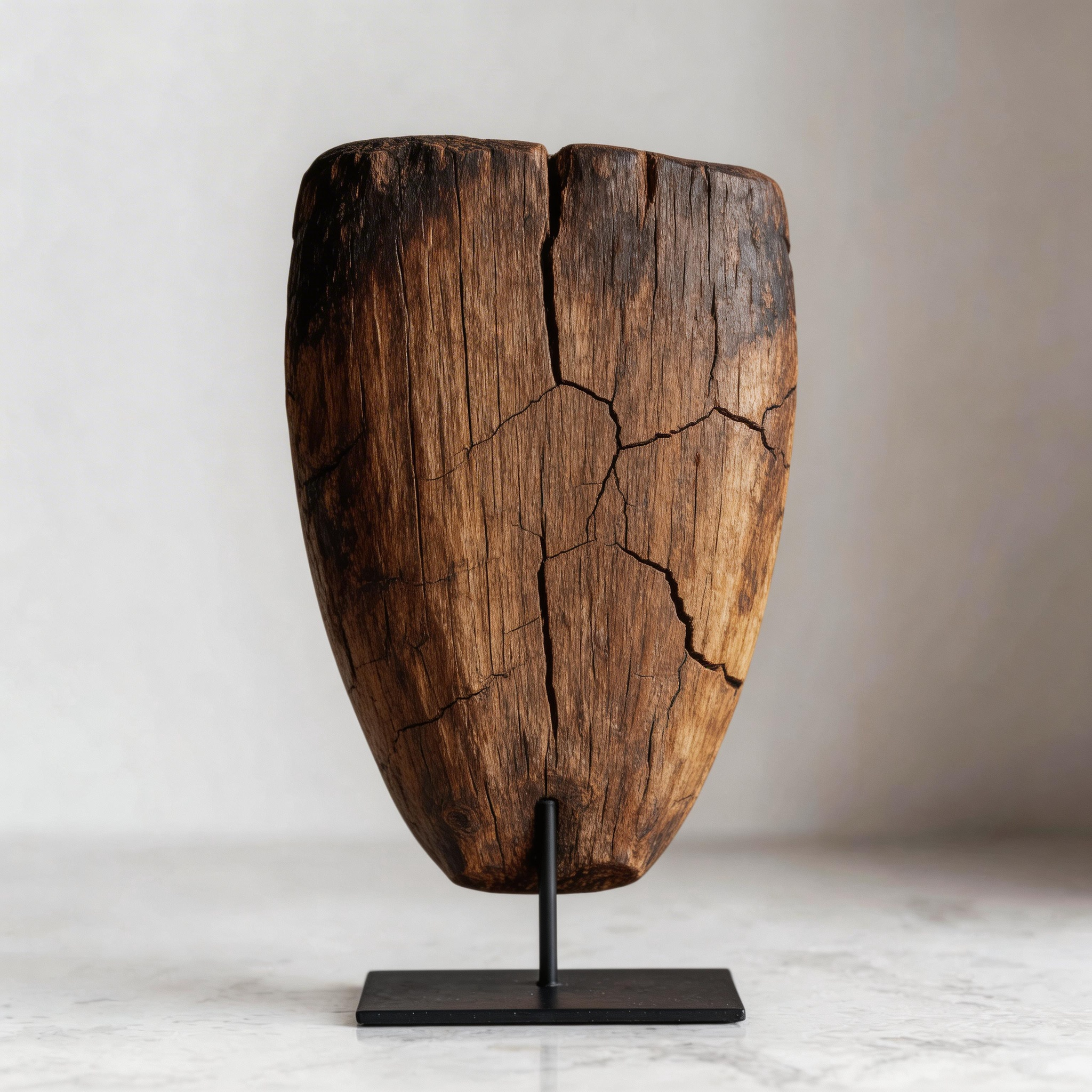 ARBYNART Weathered Serenity Face Sculpture