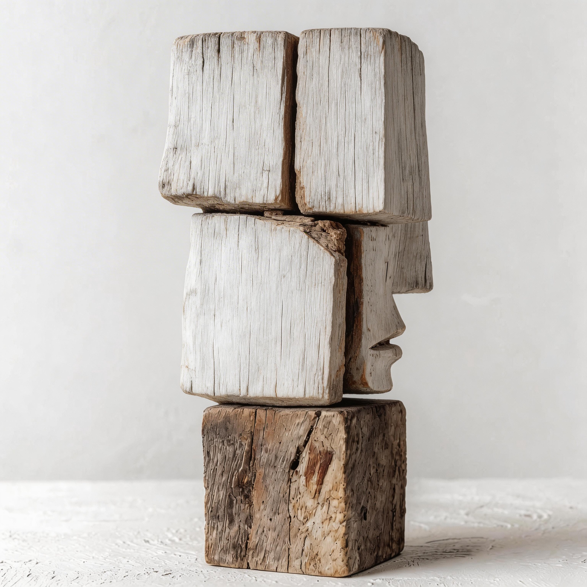 ARBYNART Fragmented Faces Sculpture