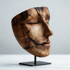 ARBYNART Weathered Serenity Face