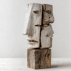ARBYNART Fragmented Faces Sculpture