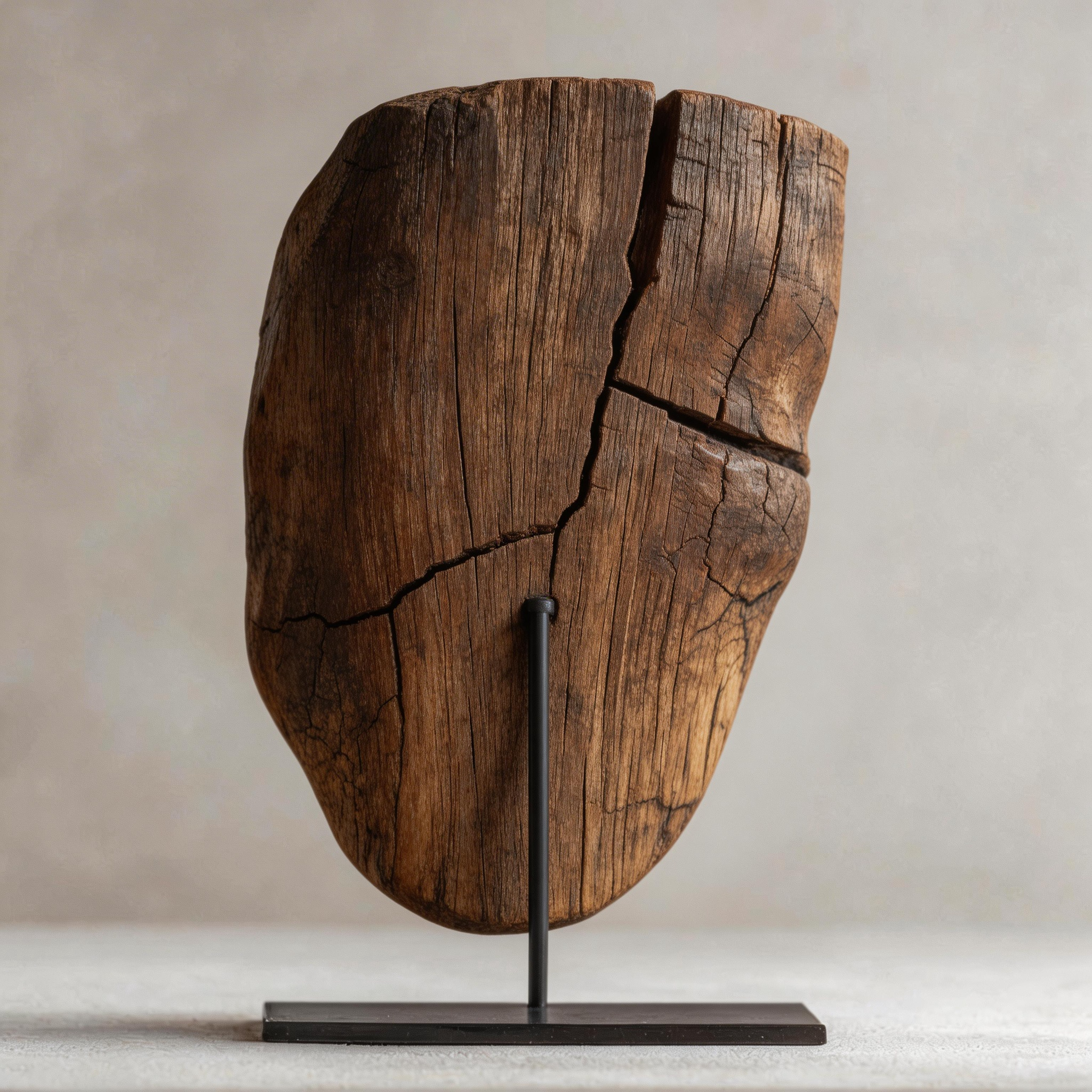 ARBYNART Weathered Guardian Face Sculpture